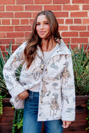 Birdie Neutral Quilted Snap Jacket