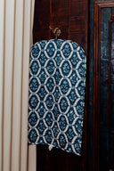 Charlotte Navy Quilted Garment Bag