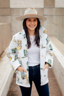 Game Day Green and Gold Thunderbird Boots Quilted Jacket