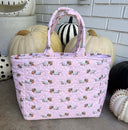 Doxie Boo Crew Pink Quilted Handbag