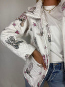 Thunderbird Boots Pink Quilted Jacket