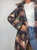 Shiloh Maroon Quilted Duster