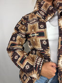 Rhodes Maroon Quilted Jacket