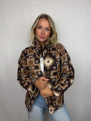 Rhodes Maroon Quilted Jacket