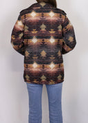 Shiloh Maroon Quilted Snap Jacket