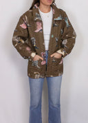 Thunderbird Boots Brown Quilted Jacket