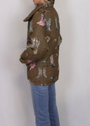 Thunderbird Boots Brown Quilted Jacket