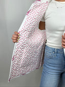 Horse Icon Fuchsia Quilted Ruby Vest