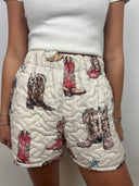 Thunderbird Boots Sand Scallop Shorts *Web Exclusive*