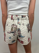Thunderbird Boots Sand Scallop Shorts *Web Exclusive*