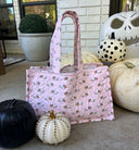 Doxie Boo Crew Pink Quilted Tote