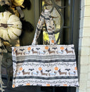 Halloween Dachshunds Quilted Tote