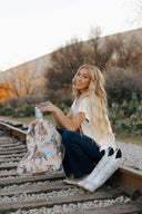 Birdie Pastel Quilted Boot Bag
