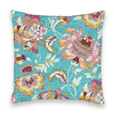 Jemina Turquoise Quilted 20" Pillow