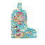 Jemina Turquoise Quilted Boot Bag