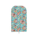 Jemina Turquoise Quilted Garment Bag