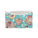 Jemina Turquoise Quilted Makeup Bag