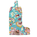 Jemina Turquoise Quilted Boot Bag