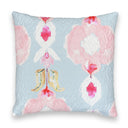 Jules Blue Quilted 20" Pillow