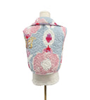 Jules Blue Quilted Cate Vest
