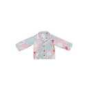 Jules Blue Youth Quilted Snap Jacket