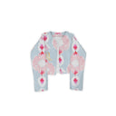 Jules Blue Cropped Quilted Jacket
