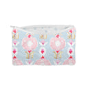 Jules Blue Quilted Makeup Bag