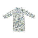 Juliette Floral Blue Quilted Duster