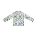 Juliette Floral Blue Quilted Jacket