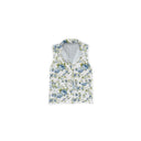 Juliette Floral Blue Quilted Ruby Vest