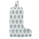 June Floral Blue Quilted Boot Bag