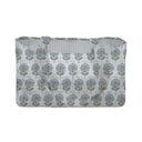 June Floral Blue Quilted Tote