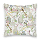 Jungle Canopy Pastel Quilted 20" Pillow