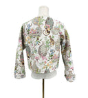 Jungle Canopy Pastel Cropped Quilted Jacket
