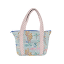 Erin & Ben Co. Jungle Whisper Blue Zipper Tote Bag