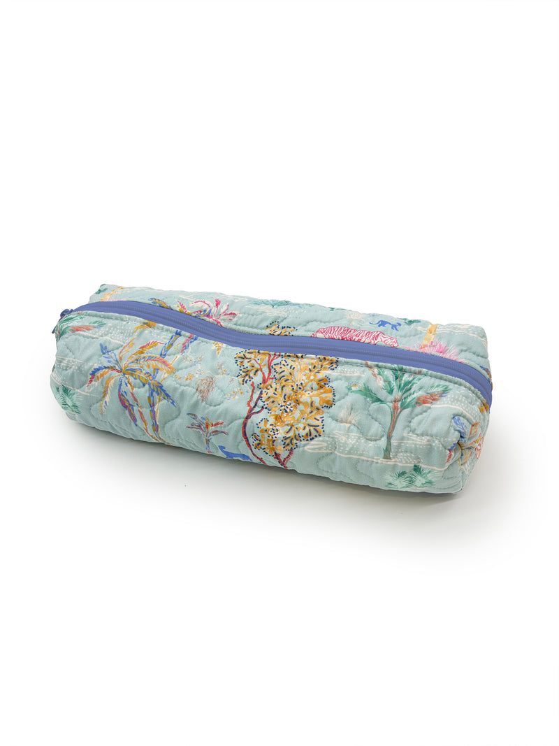 Erin &  Ben Co. Jungle Whisper Blue Hot Tools Bag