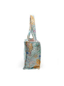 Erin & Ben Co. Jungle Whisper Blue Quilted Tote Bag