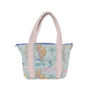Erin & Ben Co. Jungle Whisper Blue Zipper Tote Bag