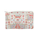 Kinsley Medallion Sand Fuchsia Makeup Bag