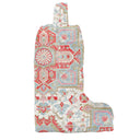 Kinsley Medallion Sand Fuchsia Quilted Boot Bag