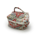 Kinsley Medallion Sand Fuchsia Quilted Travel Case