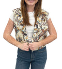 Kit Purple Quilted Cate Vest
