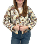 Kit Purple Cropped Quilted Jacket