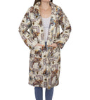 Kit Purple Quilted Duster