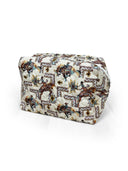 Kit Purple Quilted Makeup Bag