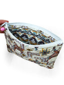 Kit Purple Quilted Makeup Bag