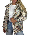 Kit Purple Quilted Snap Jacket