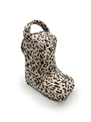 Kye Leopard Quilted Boot Bag