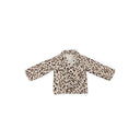 Kye Leopard Youth Quilted Snap Jacket
