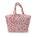 Kye Leopard Sand/Fuchsia Quilted Handbag